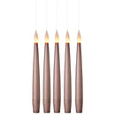 5 Piece Floating Candle Set - Rose Gold