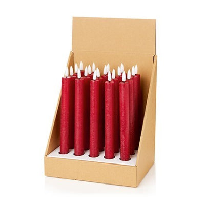 22cm Red Wax Taper Candle
