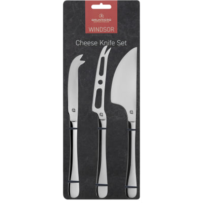 Windsor Carded 3 Piece Cheese Set