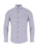 TAPERED L/S SHIRT - Light Navy