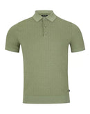Knit Polo Shirt - Light Green