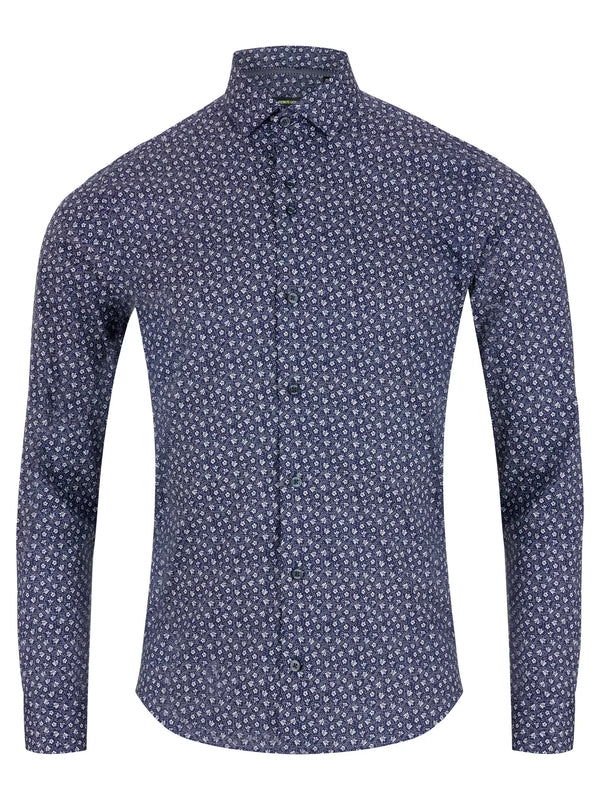 Slim Fit / Kirk Shirt - Slate Blue