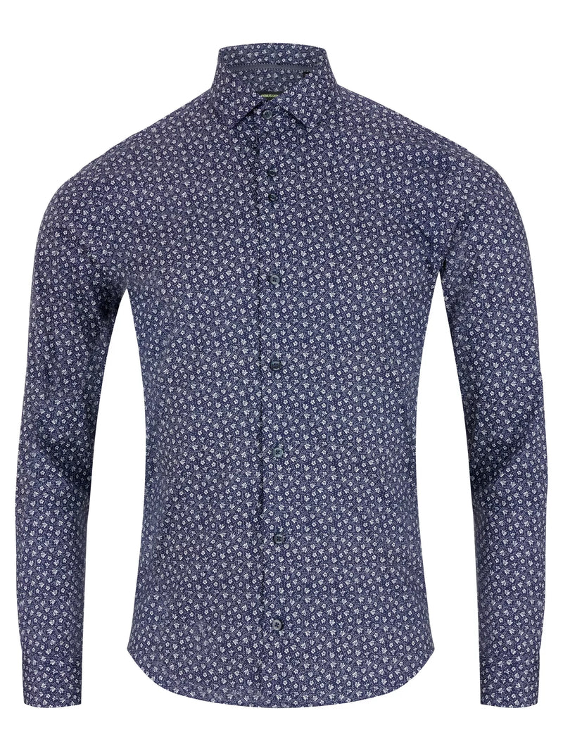 Slim Fit / Kirk Shirt - Slate Blue
