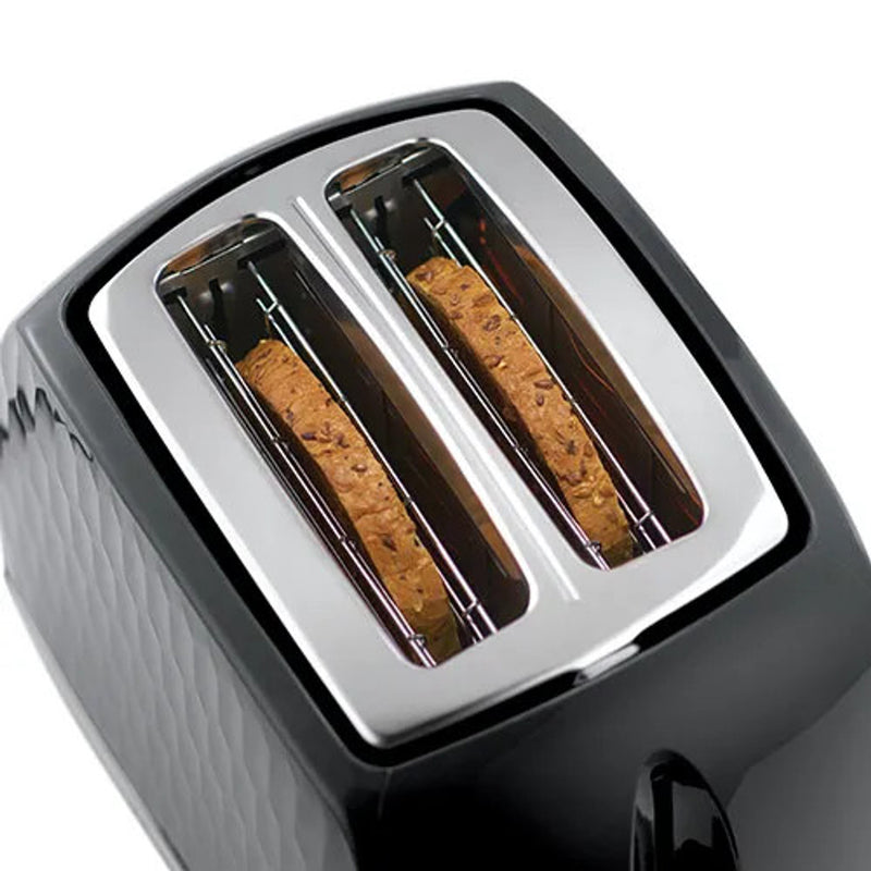 Honeycomb 2 Slice Toaster - Black
