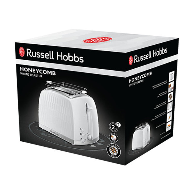 Honeycomb 2 Slice Toaster - White