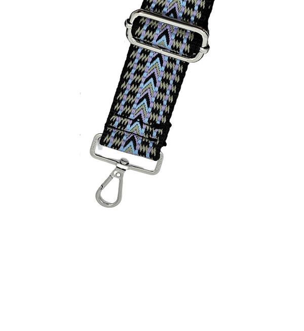 4 Cm Strap - Sage/blue/lilac Chevron