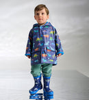 Dino Party Snap Rain Coat - Dinosaur
