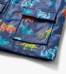 Dino Party Snap Rain Coat - Dinosaur
