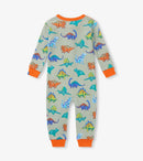 Dino Party Cotton Coverall - Dinosaur