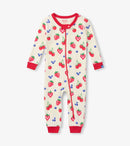 Summer Berries Cotton Coverall - Berries