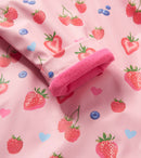 Summer Berries Snap Rain Coat - Berries