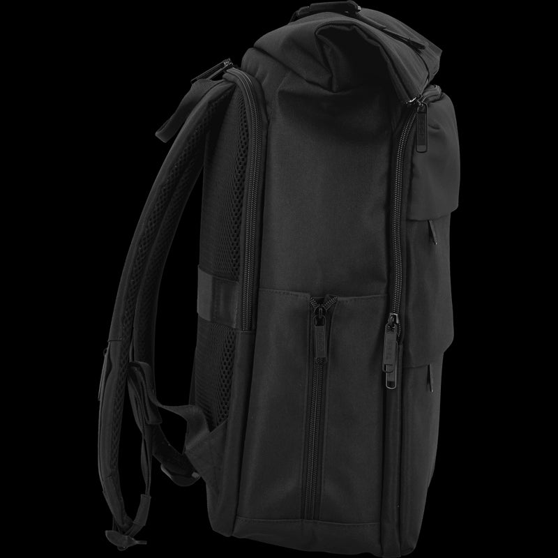 Dunaa Roll Top Backpack - Black