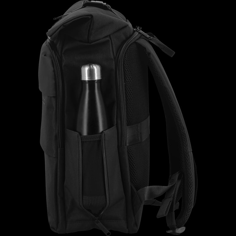 Dunaa Roll Top Backpack - Black