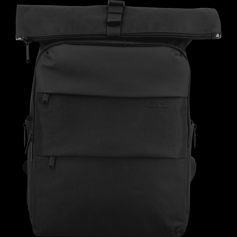Dunaa Roll Top Backpack - Black