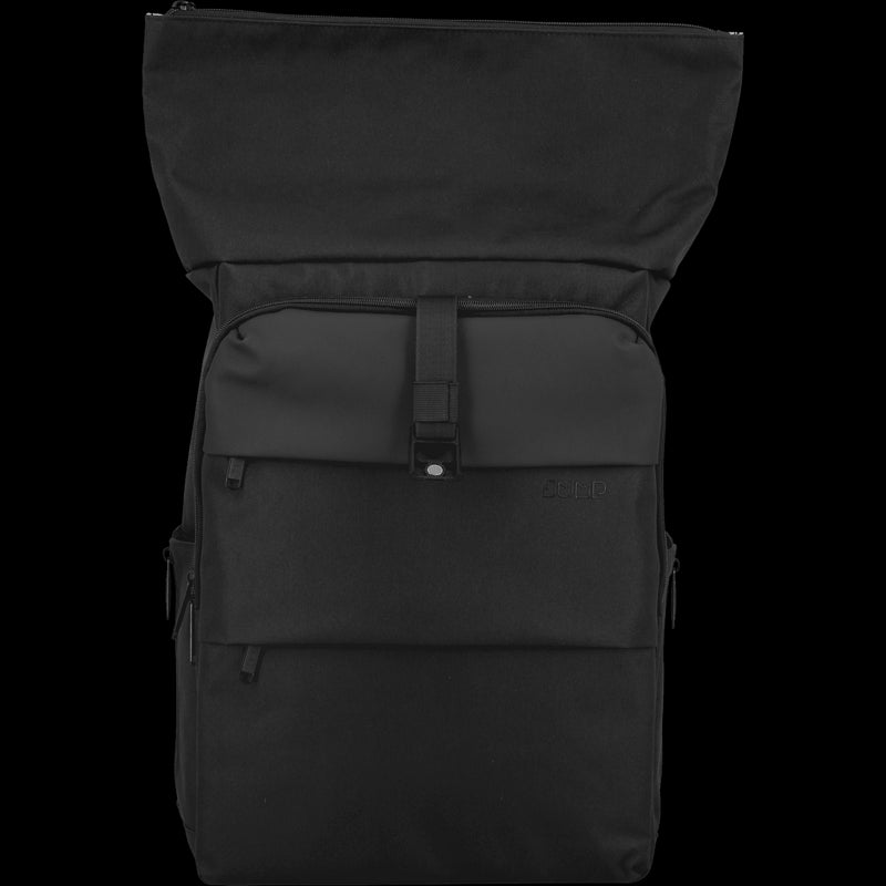 Dunaa Roll Top Backpack - Black
