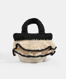 Saffra Bag - Black & Sand