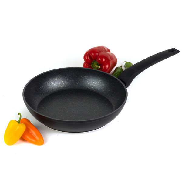 24cm Marble Gold Non-Stick Frying Pan