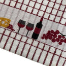 Poli-Dri Tea Towel - Wine & Cheese