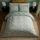 Clementine Duvet Cover Set - Raspberry/Sea Breeze