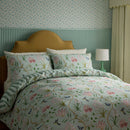 Clementine Duvet Cover Set - Raspberry/Sea Breeze
