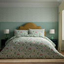 Clementine Duvet Cover Set - Raspberry/Sea Breeze