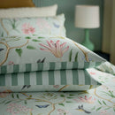 Clementine Duvet Cover Set - Raspberry/Sea Breeze