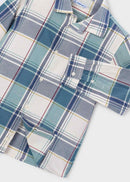 L/S Checked Shirt - Lake