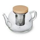 Rialto Infuser Teapot With Filter And Wooden Lid - 4 Cup