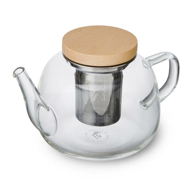 Rialto Infuser Teapot With Filter And Wooden Lid - 4 Cup