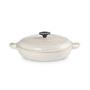 Classic Cast Iron Shallow Casserole - Crème