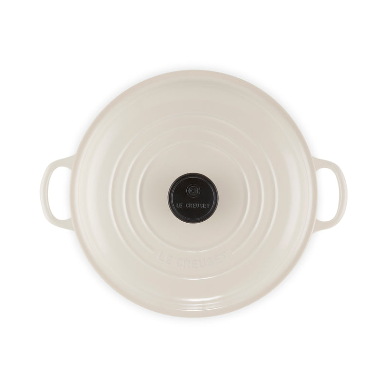 Classic Cast Iron Shallow Casserole - Crème