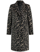 Saphire & Gold Coat - Black Pattern