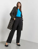 Saphire & Gold Coat - Black Pattern