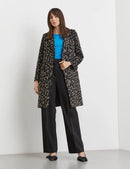 Saphire & Gold Coat - Black Pattern