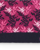 Colorfield Crop Jumper - Wine