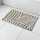 Barbican Grey & Yellow Anti-Slip Bath Mat