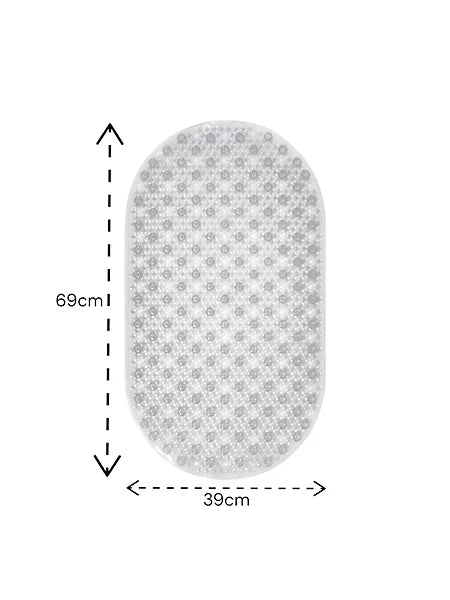 Cleo Clear Anti Slip Bath Mat
