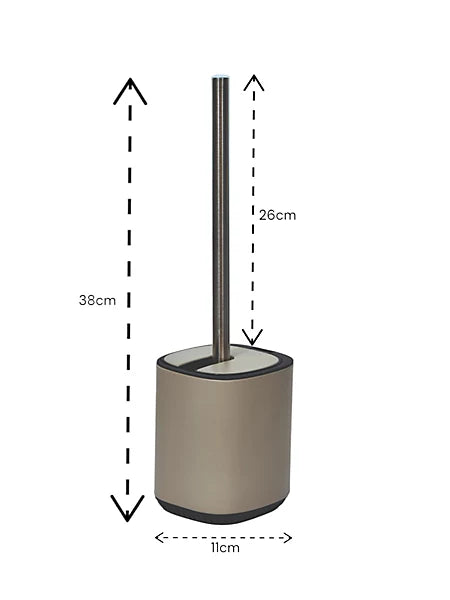 Echo Toilet Brush and Holder - Beige