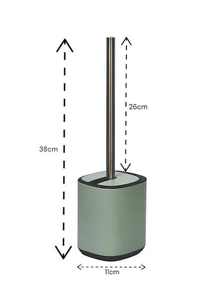 Echo Toilet Brush and Holder - Sage Green