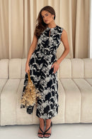 Cordelia Embroidery Dress - Black