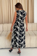 Cordelia Embroidery Dress - Black