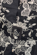 Cordelia Embroidery Dress - Black