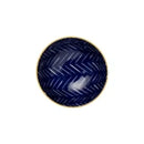 Indigo Chevron Stoneware Nibble Bowl - 12cm