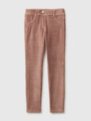 Girls Skinny Cord Jean - Brown