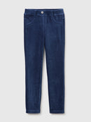 Girls Skinny Cord Jean - Dark Blue
