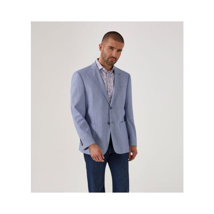 Harry Flap Pocket Jacket - Light Blue