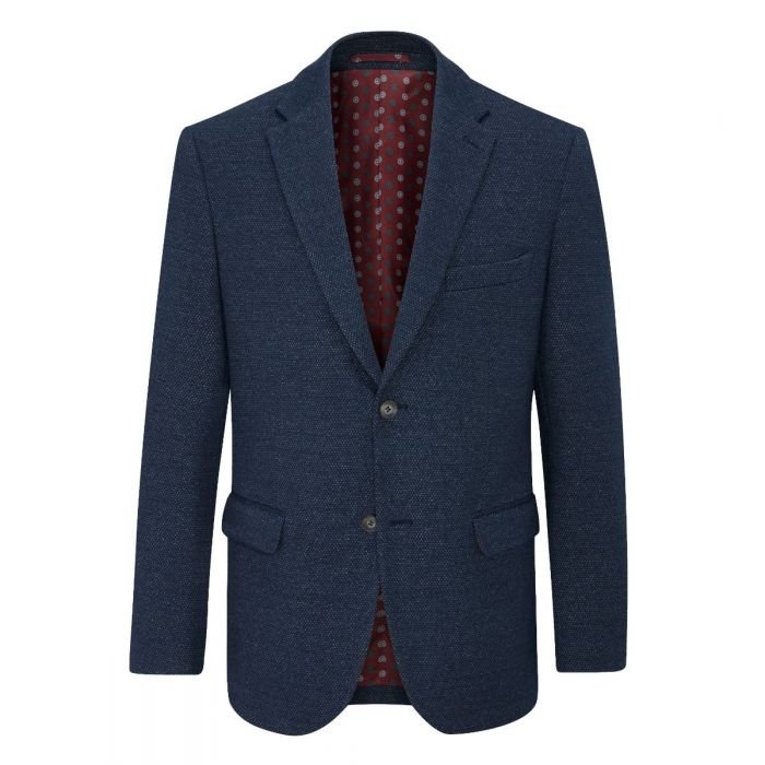 Gerome Birdseye Jacket - Navy
