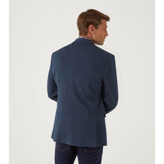 Gerome Birdseye Jacket - Navy