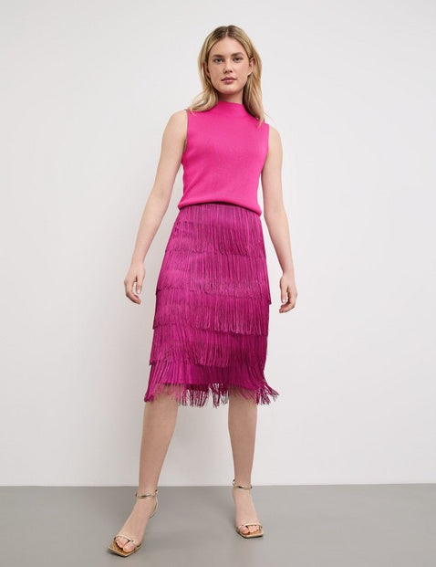 At The Riviera Long Skirt - Magenta