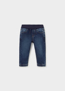 Soft Denim Jogger - Dark